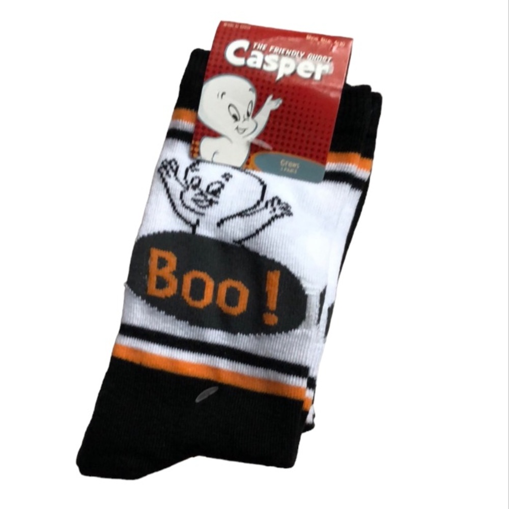 Casper The Friendly Ghost Crew Socks